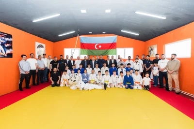 Mehdiabadda müasir standartlara cavab verən yeni cüdo zalı açılıb - FOTO