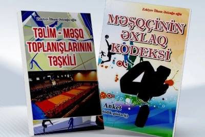 İlham Zəkiyev şəxsi vəsaiti hesabına kitablarını çap etdirib və təcrübəsini bölüşür