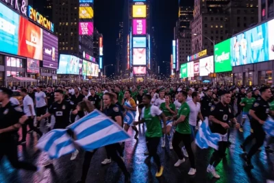 Argentina və Əlcəzair azarkeşləri arasında Nyu-Yorkda toqquşma