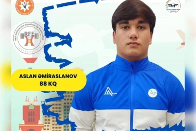Aslan Əmiraslanov U-15 Avropa Birinciliyində 8-ci Yeri Tutdu