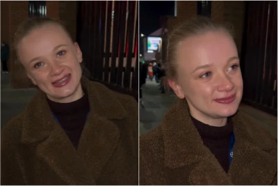 İngiltərəli qadın "Qarabağ"a azarkeşlik etmək üçün Liverpula gəlib - VİDEO