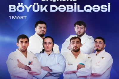 Daşkənd "Böyük Dəbilqə" turnirində Azərbaycan cüdoçularının uğurları: Bir neçə idmançı 1/4 finala yüksəlib
