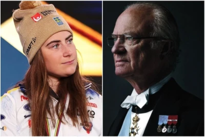 İsveç kralı Ebba Anderssonun yıxılması ilə bağlı zarafat edib