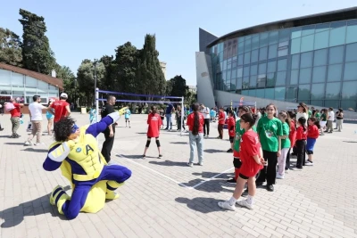 AVF Uşaqların Beynəlxalq Müdafiəsi Gününə həsr edilmiş Voleybol Festivalı təşkil etdi