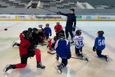 "Ocaq Sport" xokkey komandasının baş məşqçisi: "Komandanın çıxışını "5+" ilə qiymətləndirirəm"