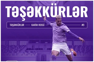 "Şamaxı" Kərim Rossi ilə müqaviləni uzatmadı