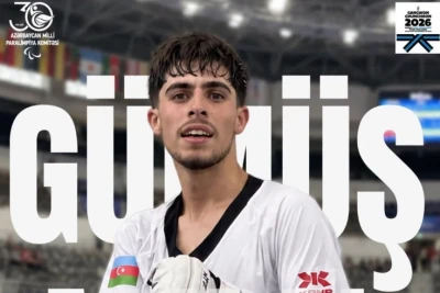 Azərbaycan parataekvondoçusu Sabir Zeynalov gümüş medalı qazandı