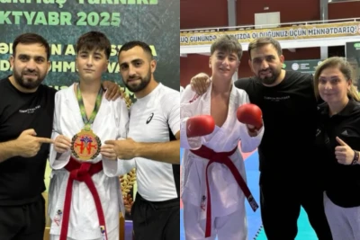 Rəşad Dağlının oğlu Yusif karate turnirində qızıl medal qazandı