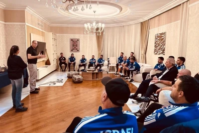 İsrail Səfirliyi Azərbaycanda Amputant Futbolçulardan İbarət İsrail Yığmasını Qəbul Edib