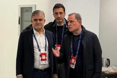 Xarici İşlər Naziri Ceyhun Bayramov "Napoli"-"Qarabağ" Matçını İzləyib