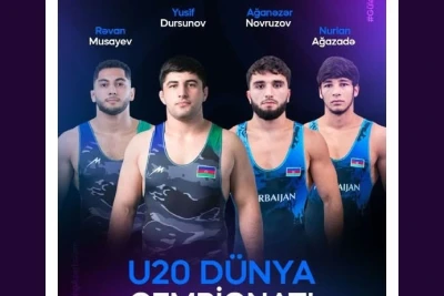 U-20 Dünya Çempionatında iki güləşçimiz yarımfinala yüksəlib