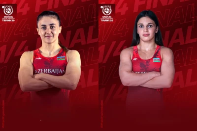Avropa çempionatında iki qadın güləşçimiz 1/4 finala yüksəlib