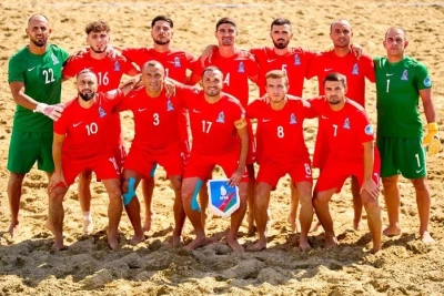Azərbaycan çimərlik futbolu millisi Avropa çempionatının yarımfinalında Rumıniyaya uduzdu