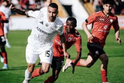 "Qəbələ" - "Qarabağ" matçı bərabərliklə başa çatdı