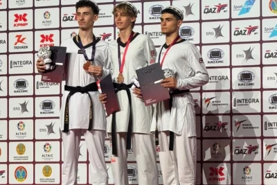 Azərbaycan taekvondoçuları Qazaxıstanda beynəlxalq turnirdə medal qazanıb