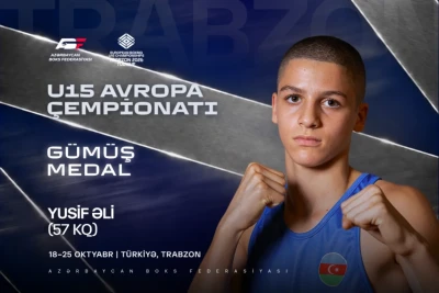 Azərbaycan boksçuları U-15 Avropa çempionatında 10 medal qazandı