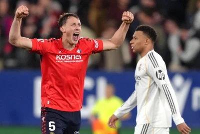 "Osasuna" 15 ildən sonra ilk dəfə "Real Madrid"i məğlub etdi