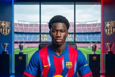 "Barselona" 15 yaşlı Ebrima Tunkara ilə yeni müqavilə imzaladı