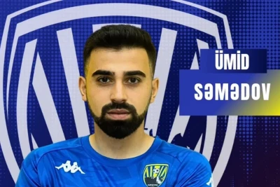 "Kəpəz" futbolçusu Ümid Səmədovla müqavilə yeniləndi