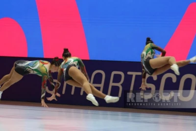 Gəncədə Aerobika Gimnastikası üzrə Avropa Çempionatı Başladı: 20 Ölkədən Gimnastlar Mübarizə Aparır