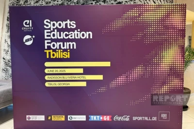 Tbilisidə İdman Elm Forumunda idmanın inkişafı və yeni institut təşəbbüsü müzakirə edilib