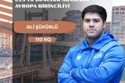 Əli Şükürlü Avropa Birinciliyində 6-cı Oldu