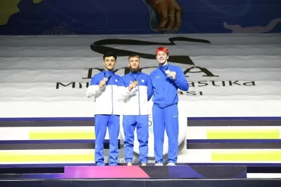 ABŞ nümayəndəsi Bakıda batut gimnastikası və tamblinq üzrə Dünya Kubokunu izləyib