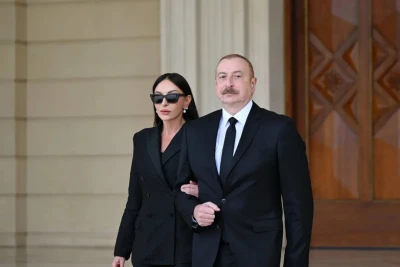 İlham Əliyev və Mehriban Əliyeva Bişkekdə 6‑cı Dünya Köçəri Oyunlarının açılış mərasimində Azərbaycanı təmsil etdilər