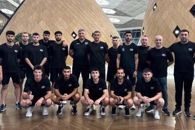 Azərbaycan voleybol millisi Avropa çempionatının təsnifat oyunu üçün Belçikaya səfər edib