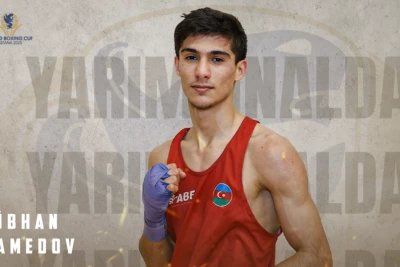 Sübhan Mamedov Boks üzrə Dünya Kubokunda yarımfinala yüksəlib
