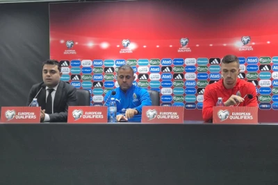 Ayxan Abbasov İslandiya matçı öncəsi mətbuat konfransı keçirib