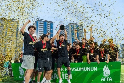 AFFA U-17 Liqasının qalibləri mükafatlandırılıb: "Neftçi" çempion oldu - FOTO/VİDEO