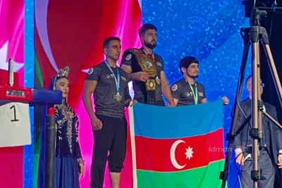 Azerbaijani arm wrestlers won all medals in the 70 kg category at the World Championship