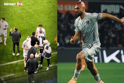 "Başakşehir" - "Kocaelispor" oyununda iki futbolçu zədə alıb, Dursunun başı yarılıb - FOTO + VİDEO