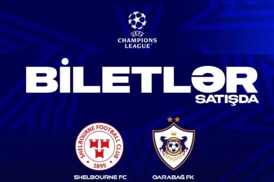"Şelburn" - "Qarabağ" matçı üçün azarkeşlərə ayrılan biletlər satışa çıxarılır