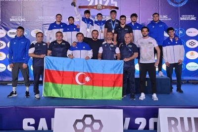 Azərbaycan U-20 yunan-Roma güləşi millisi dünya çempionatında üçüncü olub