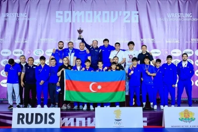 U15 serbest güreşçilerimiz Avrupa Şampiyonası'nda 3. oldu