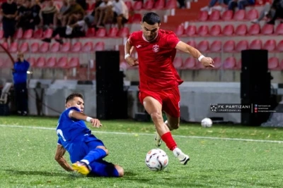 Vüsal İsgəndərli "Partizani" - "Teuta" oyununda 70 dəqiqə oynadı