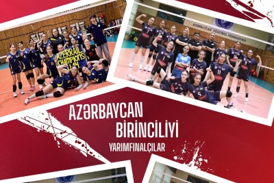 U-14 voleybol üzrə Azərbaycan birinciliyində yarımfinalçılar bəlli oldu