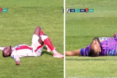 Oruc tutan futbolçular Tunis liqasında yorğunluqdan meydanda yıxıldılar