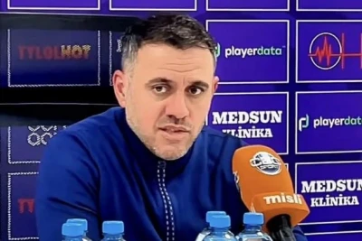 Ayxan Abbasov "Turan Tovuz"la oyundan sonra: "Birinci hissədə daha yaxşı oynadıq"