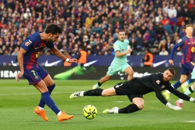 "Barselona" yenilənmiş "Kamp Nou"da "Atletik Bilbao"nu darmadağın etdi