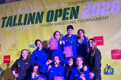 Azərbaycanlı yeniyetmə güləşçilər "Tallin Open"də 5 medal qazanıblar
