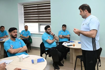 AFFA-da UEFA B kateqoriyalı məşqçi kursunun üçüncü mərhələsi başladı - FOTO