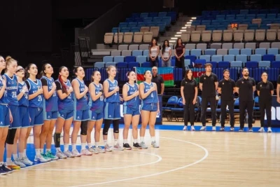 Azərbaycan qızlardan ibarət U-20 basketbol millisi Avropa çempionatında ilk qələbəsini qazandı