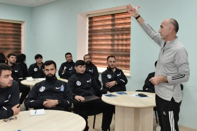 AFFA-da UEFA C Kateqoriyalı Məşqçi Kursunun III Mərhələsi Keçirilir - FOTO