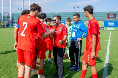 Rövşən Nəcəf və Gianni Infantino Hövsanda U-15 Dünya Çempionatının oyunlarını izləyiblər
