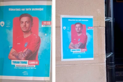 "Turan Tovuz" "Şamaxı" oyunu öncəsi fərqli dizaynda poster hazırlayıb