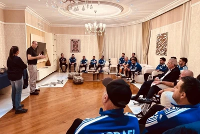 İsrail Səfirliyi Bakıda Amputant Futbol üzrə İsrail Yığmasını Qəbul Edib