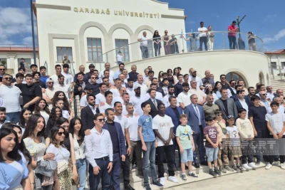 "Qarabağ" FK Xankəndidə: Görüşlər və Qarabağ Universiteti ilə tanışlıq